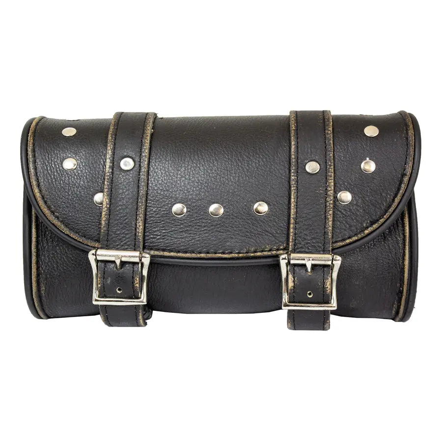 Open Road Studded Leather Tool Bag Motorcycle Bags & Panniers Boutique of Leathers/Open Road