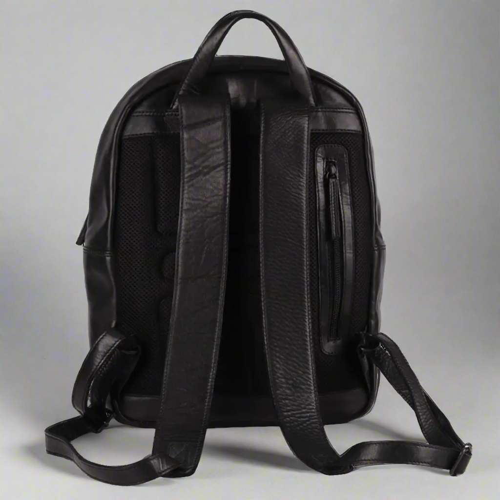 BOL/Open Road Two Strap Adjustable Leather Backpack Backpacks & Messenger Bags Boutique of Leathers/Open Road