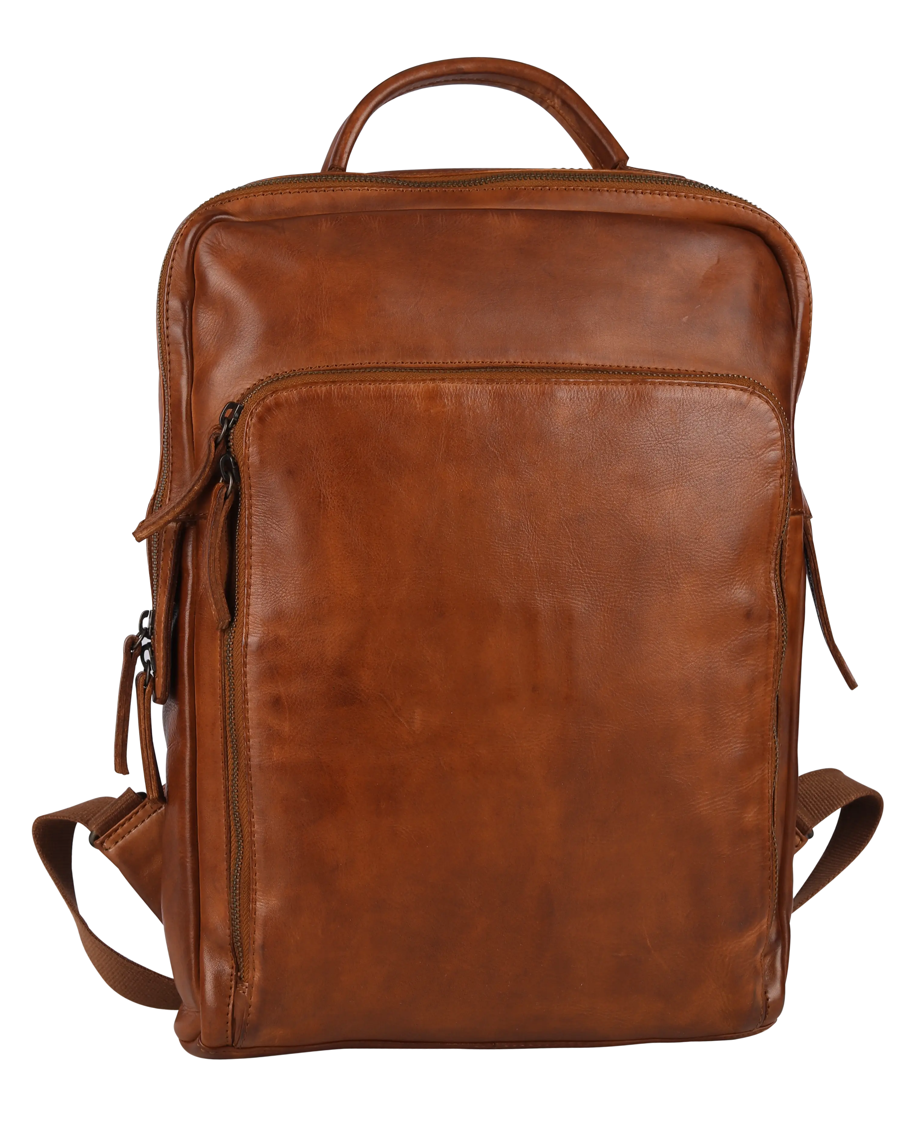 BOL/Open Road Two Strap Adjustable Leather Backpack Backpacks & Messenger Bags Boutique of Leathers/Open Road