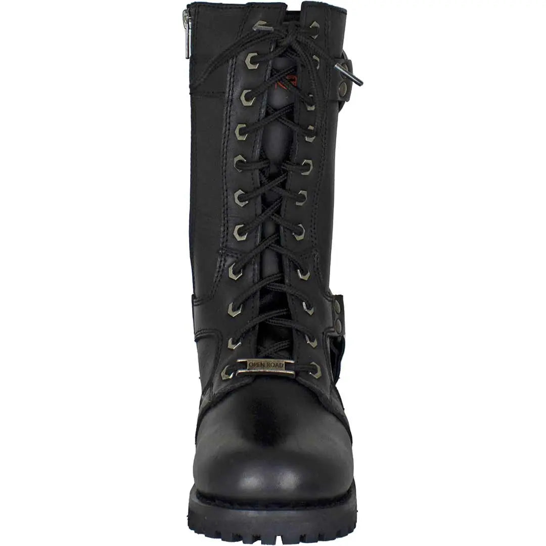 Open Road Women's Harness Motorcycle Boots - Boutique of Leathers/Open Road