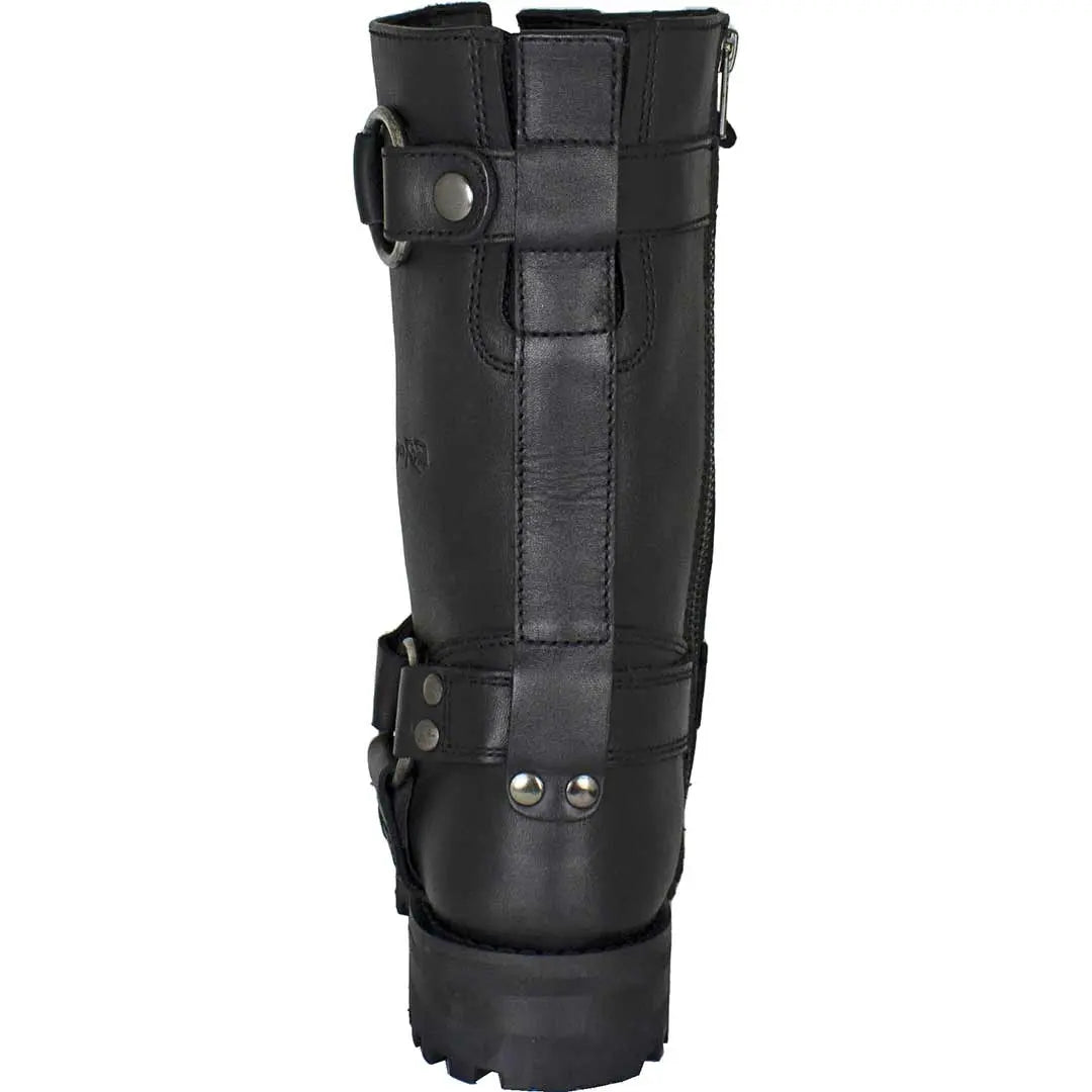 Open Road Women's Harness Motorcycle Boots - Boutique of Leathers/Open Road