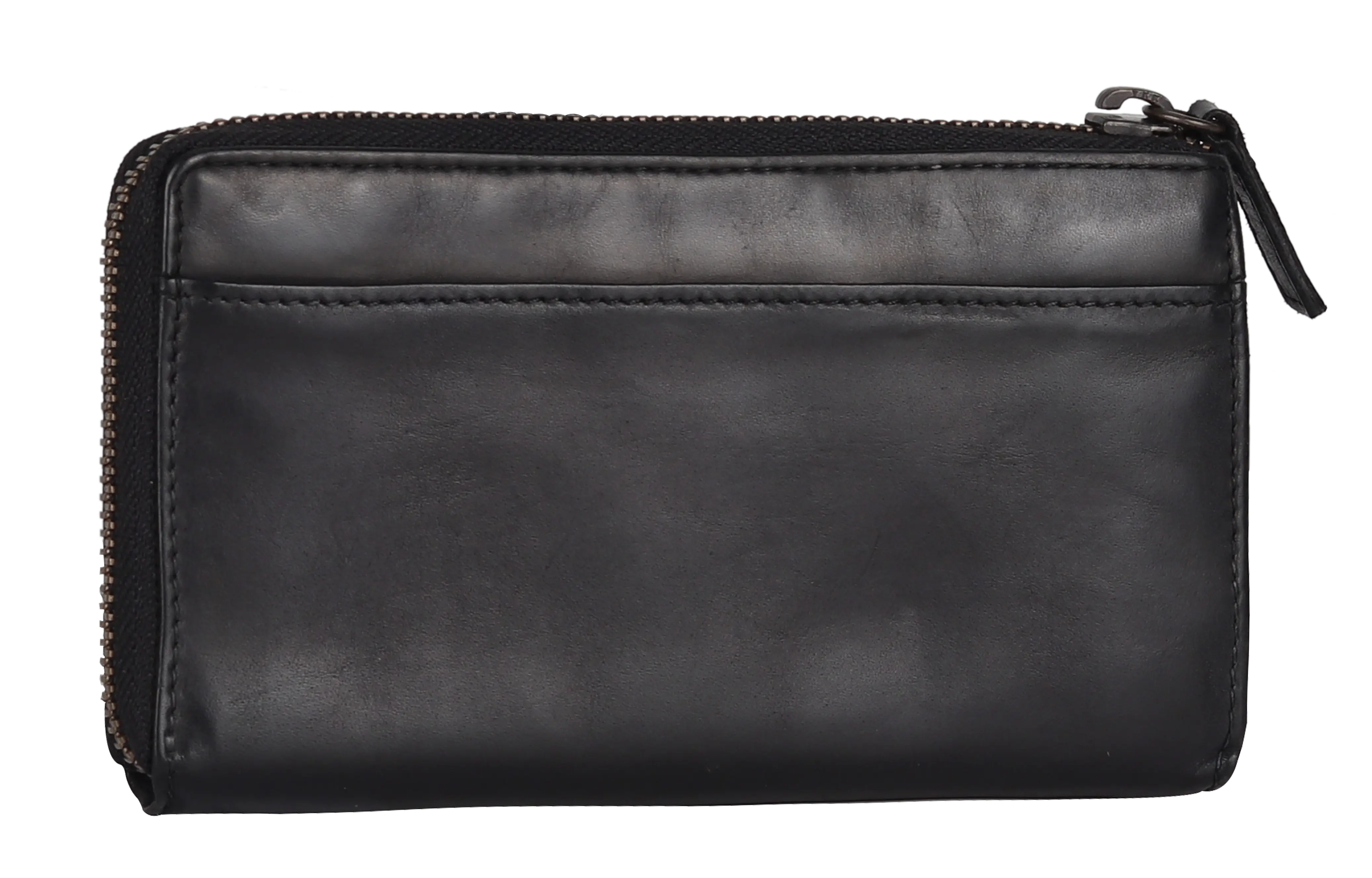 BOL/Open Road Women's Round Concho Zip Around Leather Wallet Women's Wallets Boutique of Leathers/Open Road