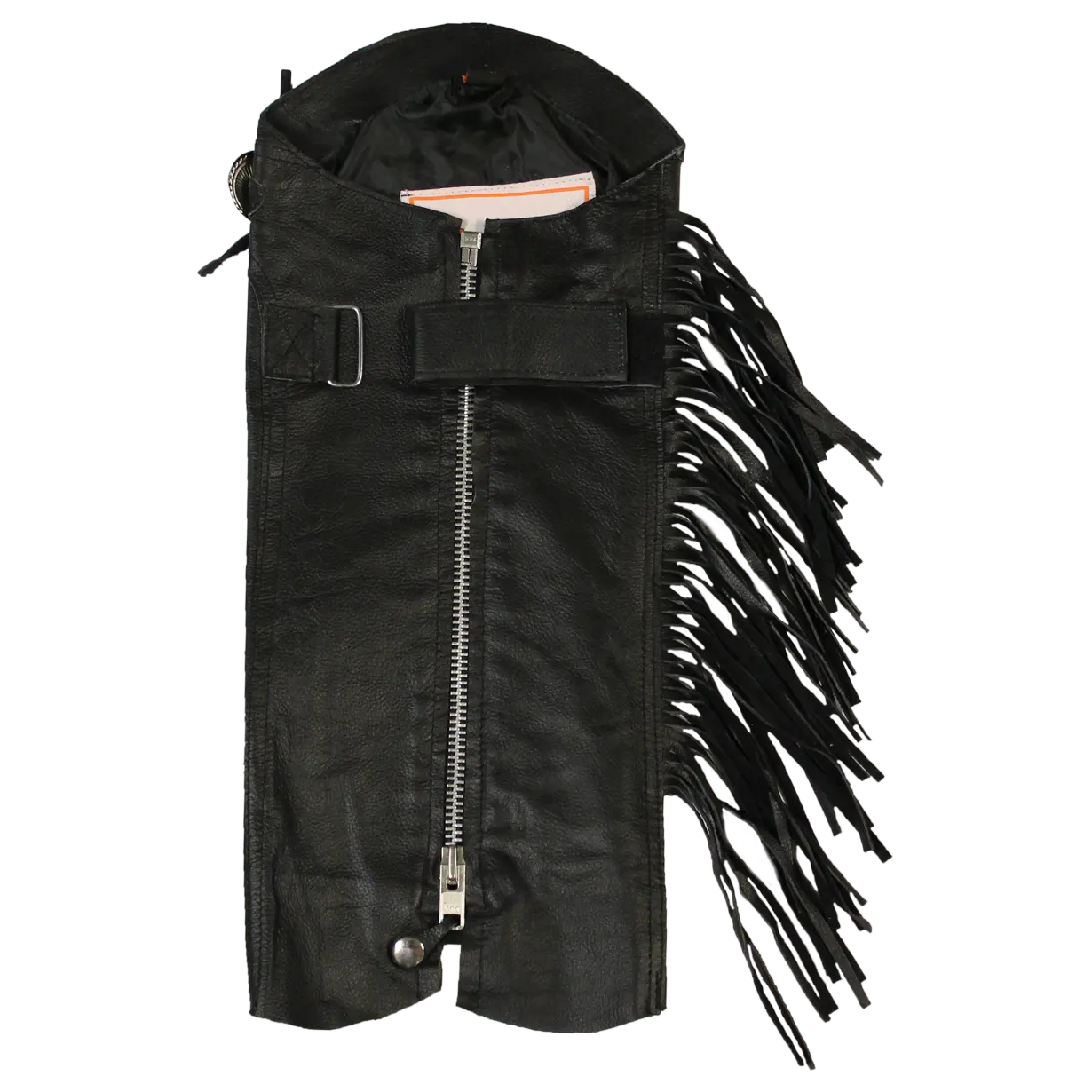 Open Road Women's Side Fringe Leather Half Chaps - Boutique of Leathers/Open Road