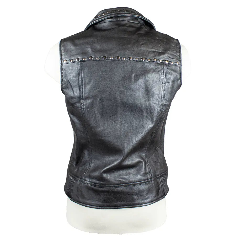 Open Road Women's Studded Leather Vest Women's Vests Boutique of Leathers/Open Road