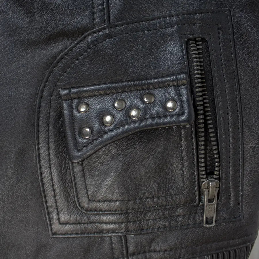 Open Road Women's Studded Leather Vest Women's Vests Boutique of Leathers/Open Road