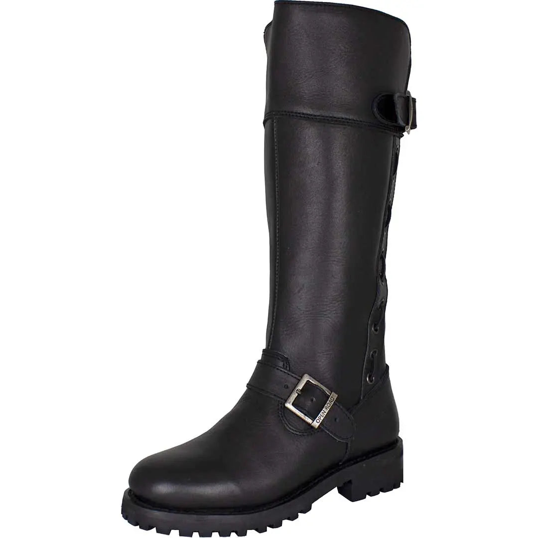 Open Road Women's Tall Motorcycle Boots - Boutique of Leathers/Open Road