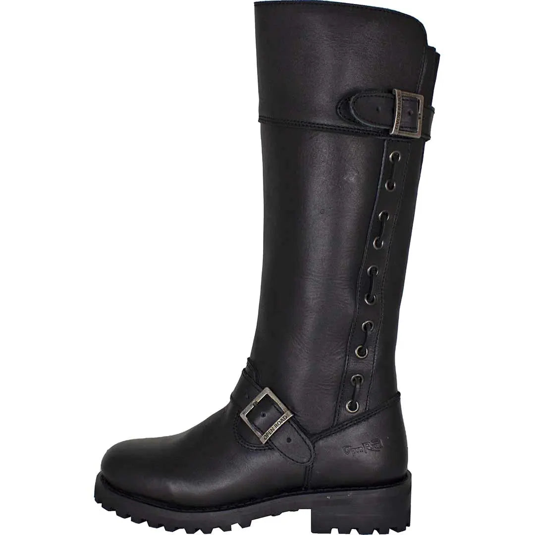 Open Road Women's Tall Motorcycle Boots - Boutique of Leathers/Open Road