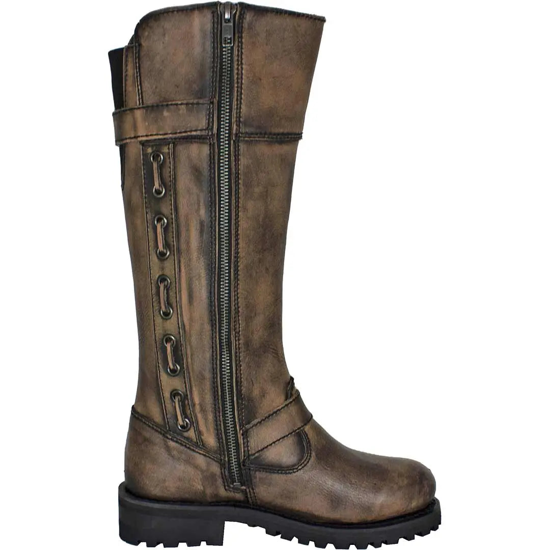 Open Road Women's Tall Motorcycle Boots - Boutique of Leathers/Open Road