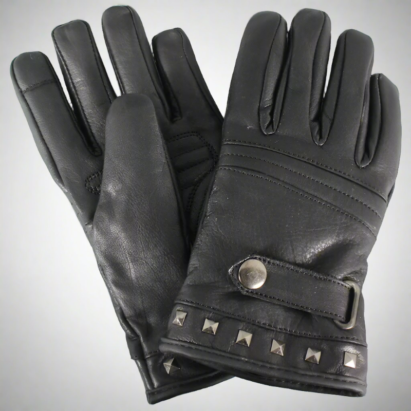 Open Road Women's Touch Tip Leather Motorcycle Gloves - Boutique of Leathers/Open Road