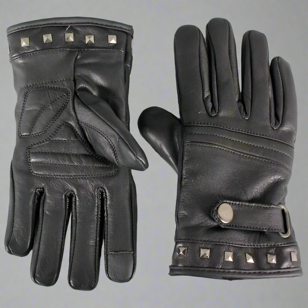 Open Road Women's Touch Tip Leather Motorcycle Gloves - Boutique of Leathers/Open Road