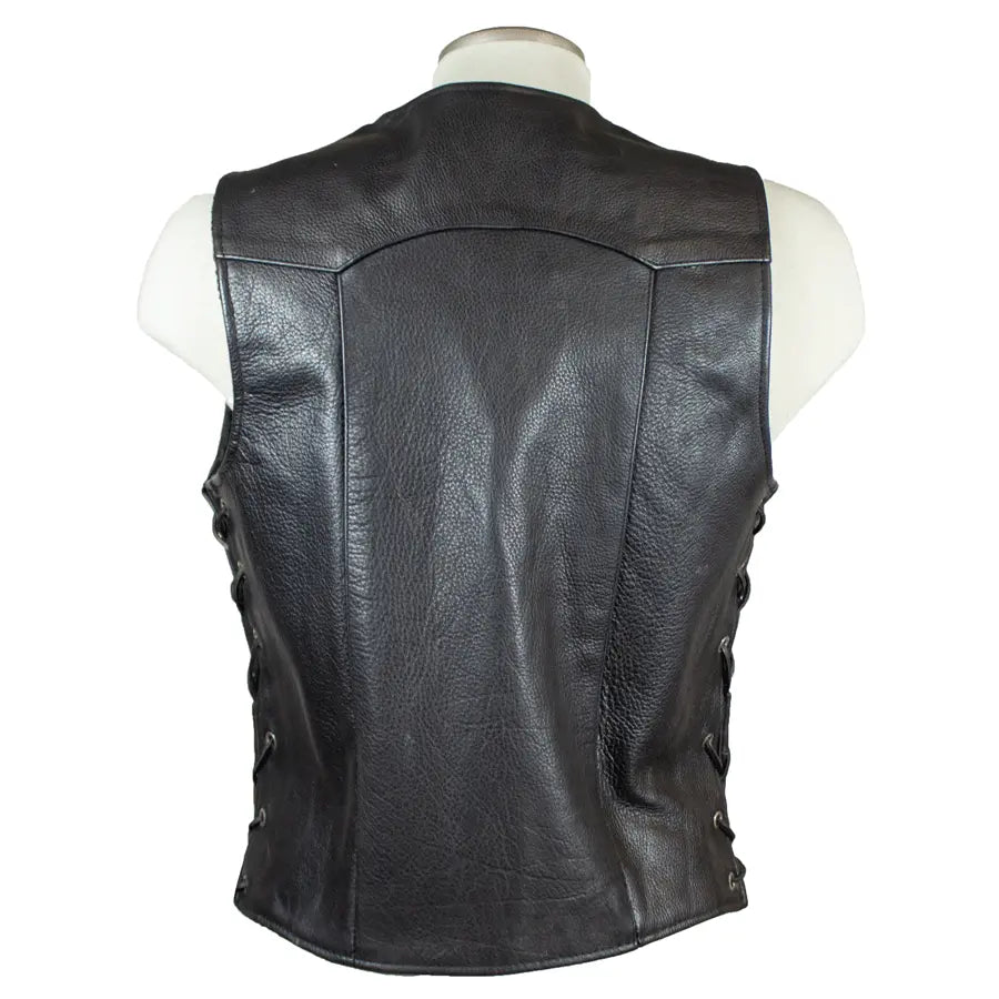 Open Road Women's Western Style Leather Vest Women's Vests Boutique of Leathers/Open Road