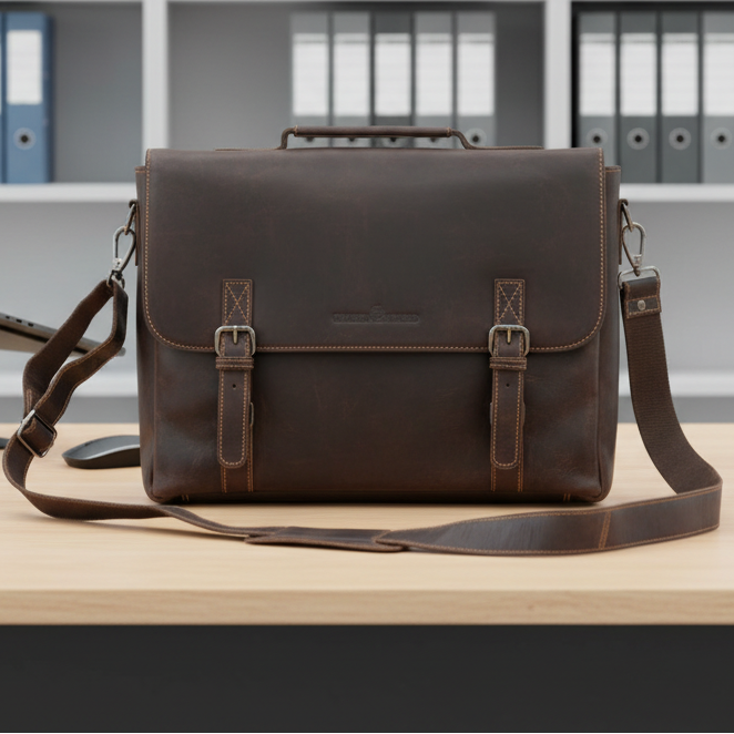 Greenwood Leather Laptop Bag