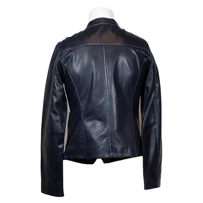 Plonge Leathers Women's Snap Collar Lamb Leather Jacket Women's Coats & Jackets Boutique of Leathers/Open Road