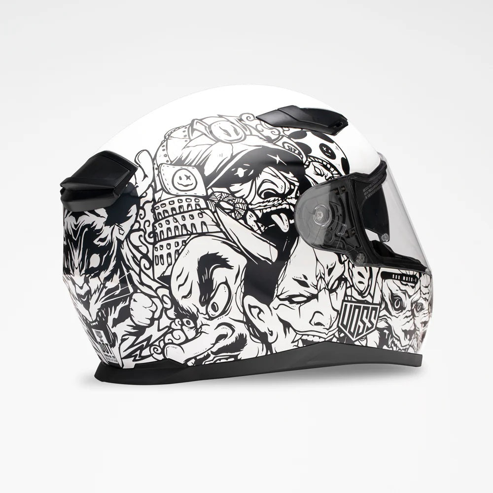 Voss 988 Moto-1 Full Face Matte Helmet