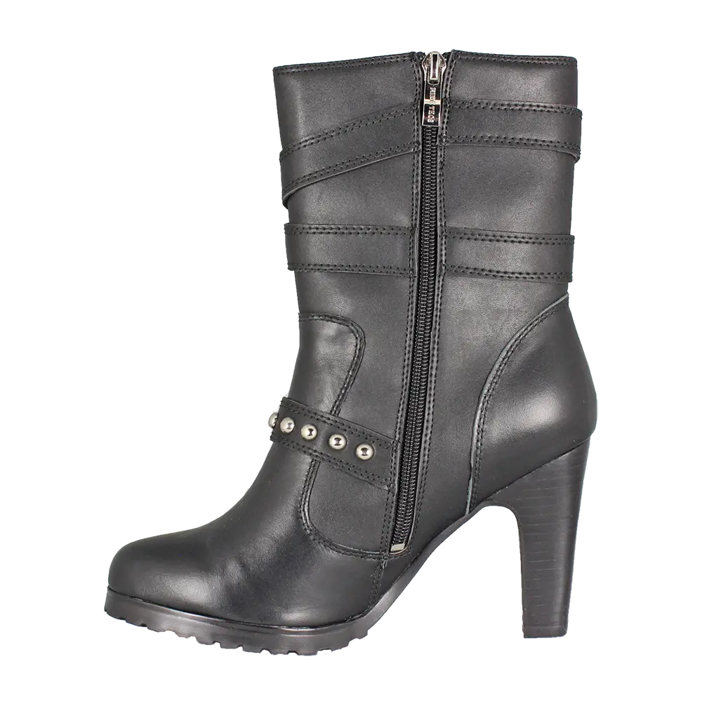 Ride Tec Women s 9.5 High Heel Motorcycle Boots Boutique of