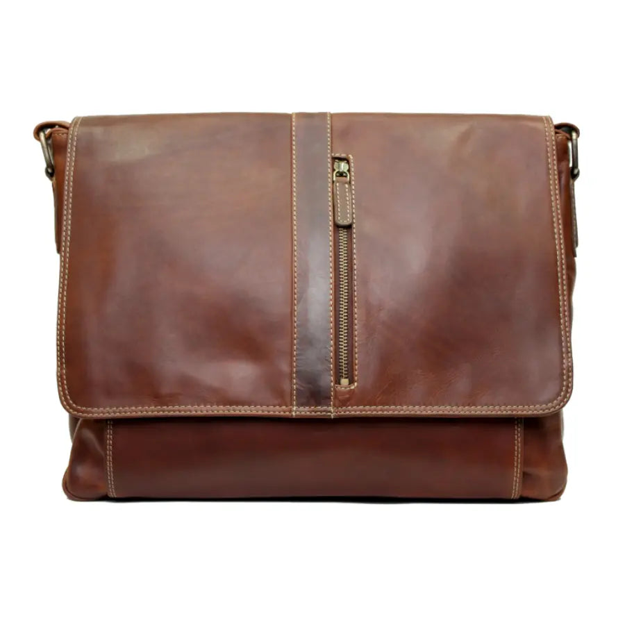 Rugged Earth Full Grain Leather Messenger Bag Backpacks & Messenger Bags Boutique of Leathers/Open Road