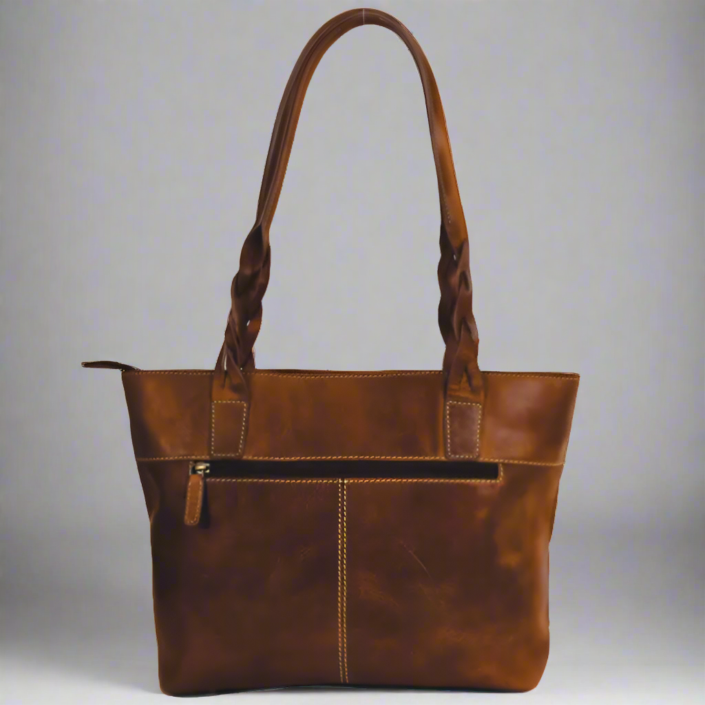 Inexpensive leather tote bags best sale