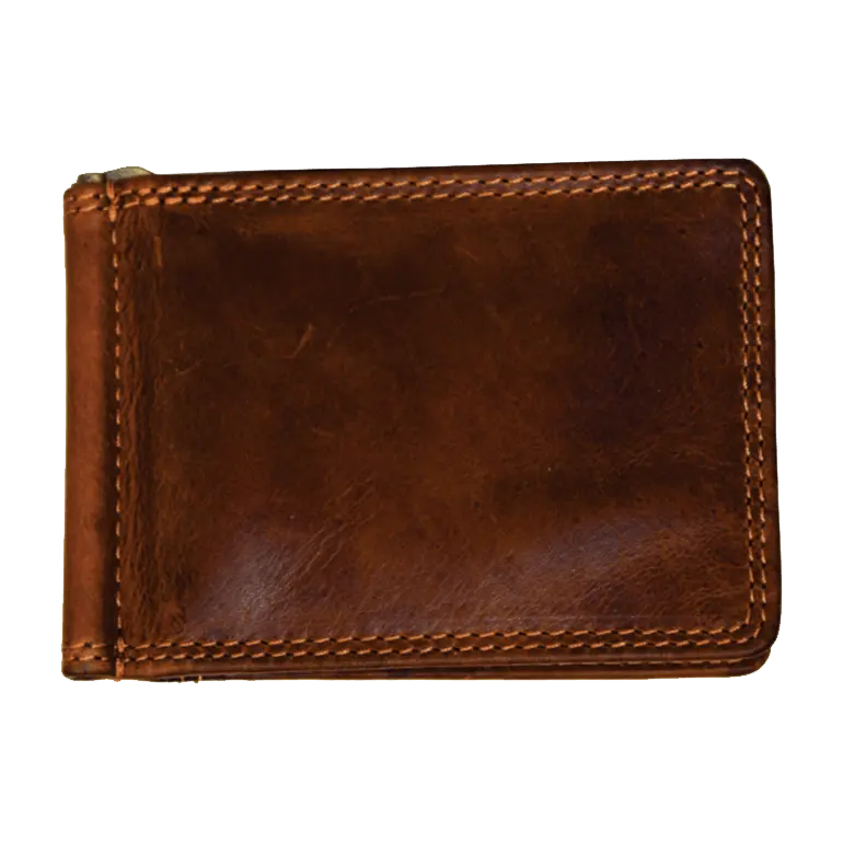 Rugged Earth Men's Leather Money Clip Wallet Men's Wallets Boutique of Leathers/Open Road