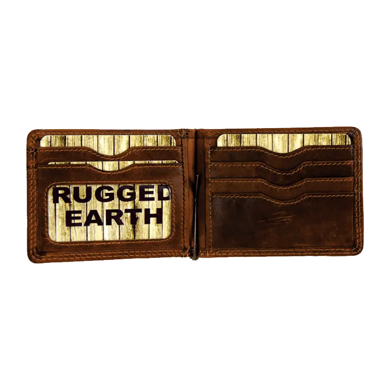 Rugged Earth Men's Leather Money Clip Wallet Men's Wallets Boutique of Leathers/Open Road