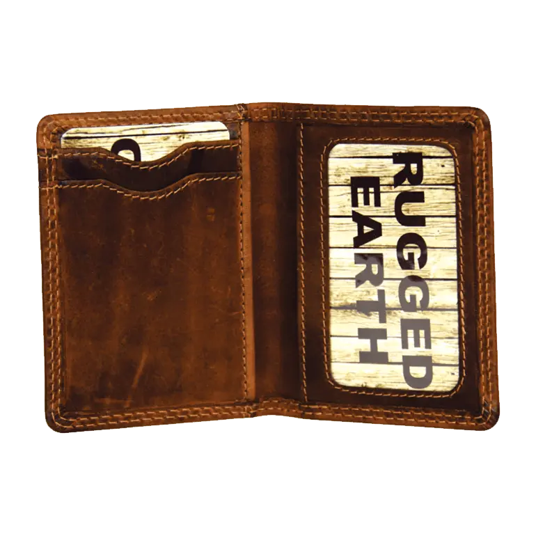 Rugged Earth Men's Small Credit Card Wallet Men's Wallets Boutique of Leathers/Open Road