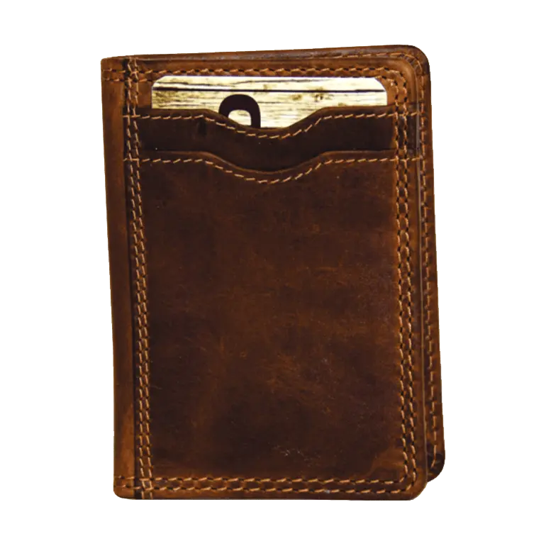 Rugged Earth Men's Small Credit Card Wallet Men's Wallets Boutique of Leathers/Open Road