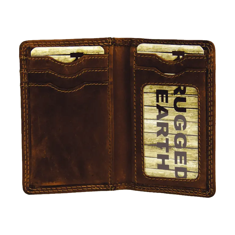 Rugged Earth Men's Small Credit Card Wallet Men's Wallets Boutique of Leathers/Open Road