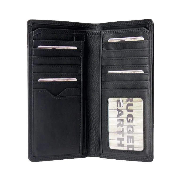 Rugged Earth Men's Tall Leather Wallet Men's Wallets Boutique of Leathers/Open Road