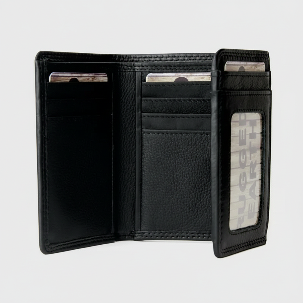 Rugged Earth Men's Trifold Leather Wallet Men's Wallets Boutique of Leathers/Open Road