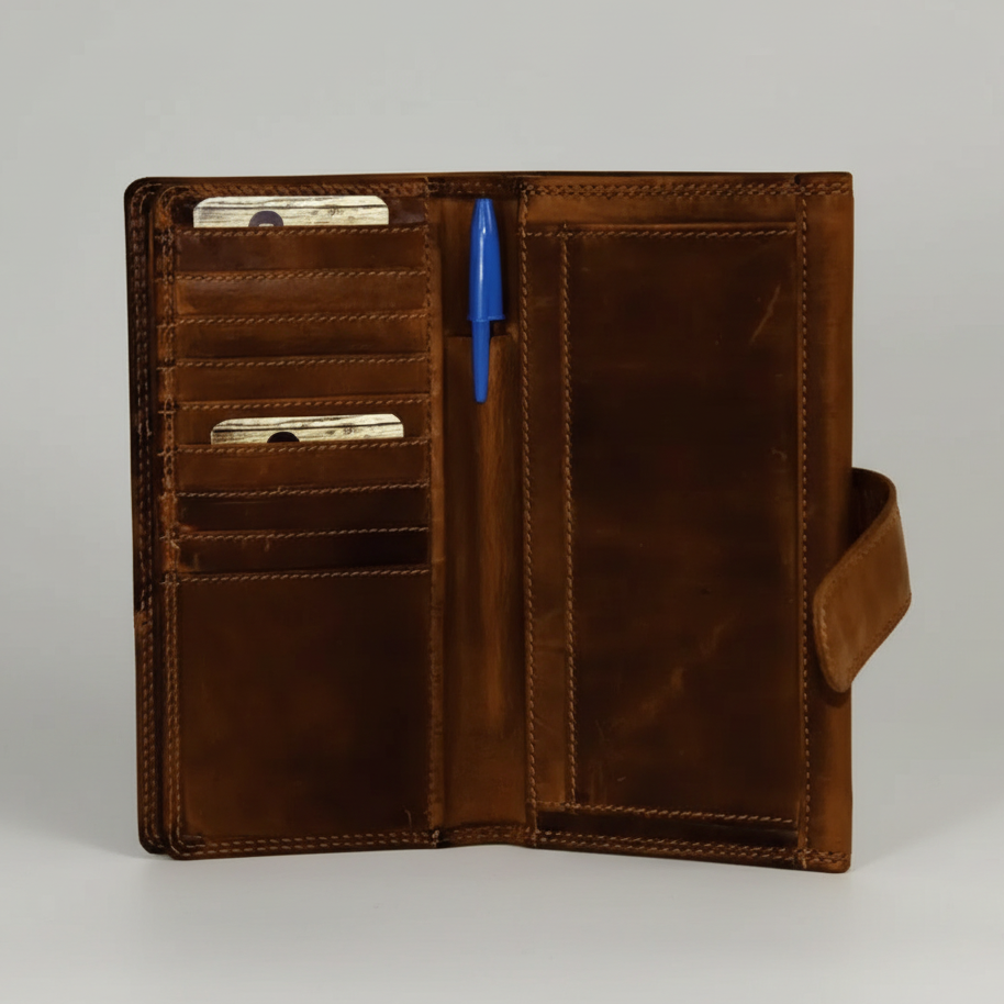 Rugged Earth Women's Leather Wallet Women's Wallets Boutique of Leathers/Open Road