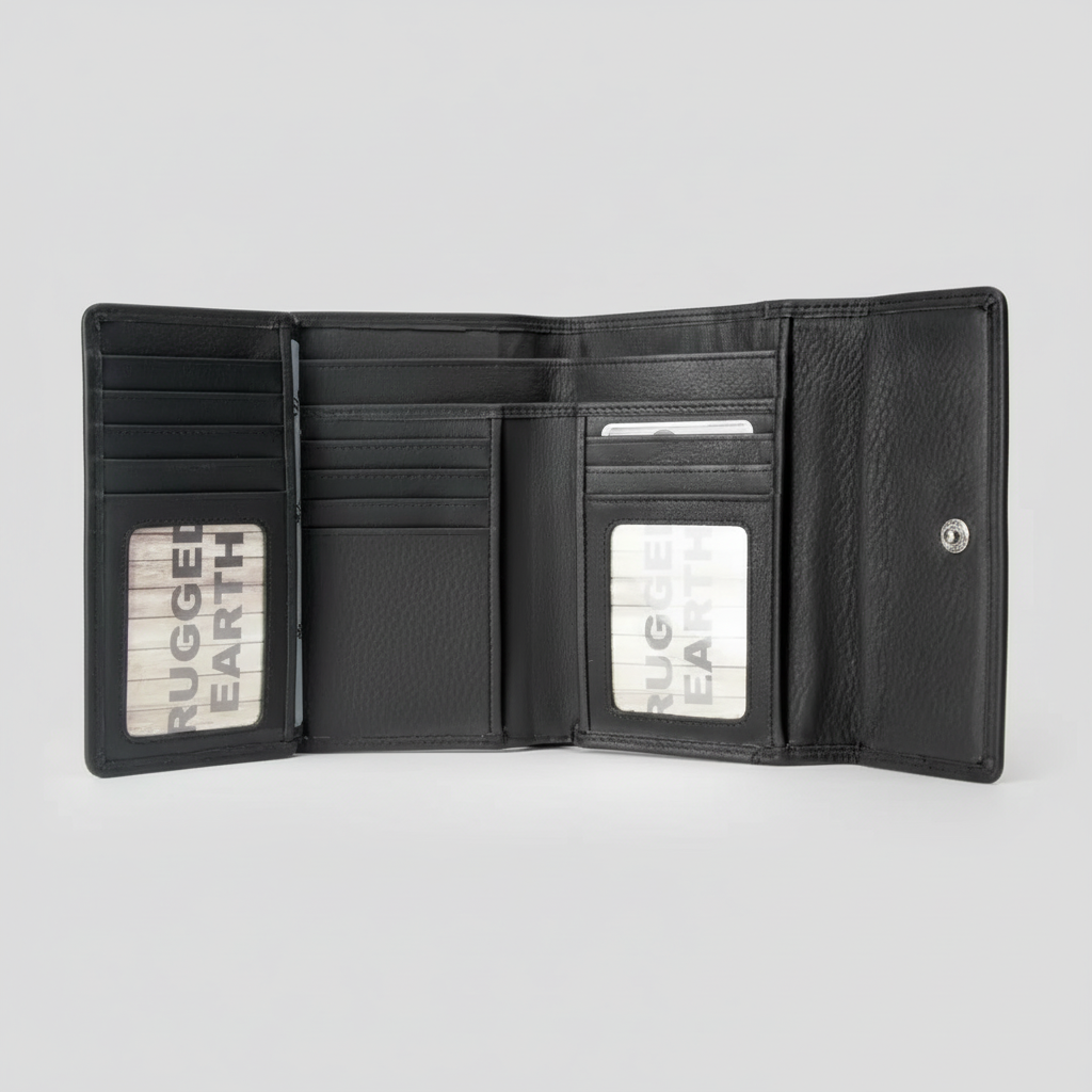 Rugged Earth Women's Leather Wallet Women's Wallets Boutique of Leathers/Open Road