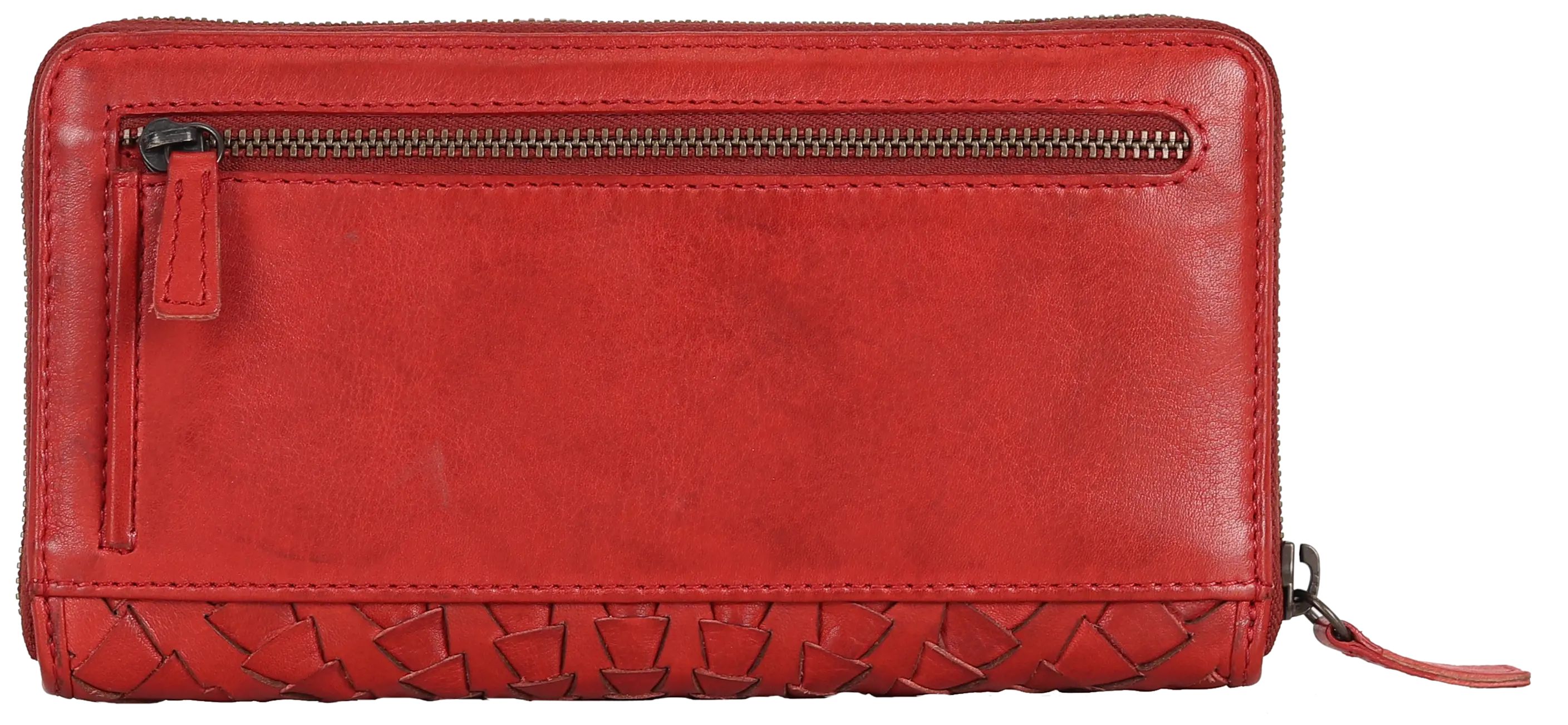 Rugged Earth Women's Wallet Zip Around Whip Stitch Women's Wallets Boutique of Leathers/Open Road