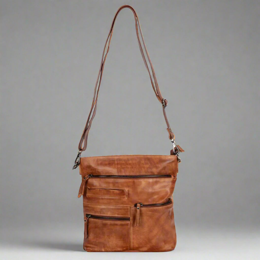 Greenwood Leather Shoulder Bag - Boutique of Leathers/Open Road