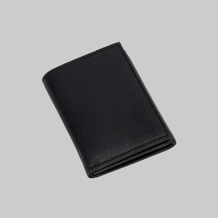 Greenwood Leather Men’s Tri-Fold RFID Wallet