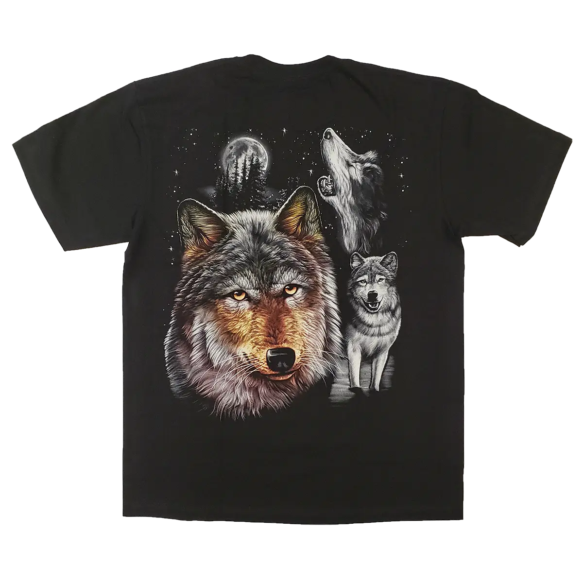 Sofari Collection Men's Wolf Design T-shirt - Boutique of Leathers/Open Road