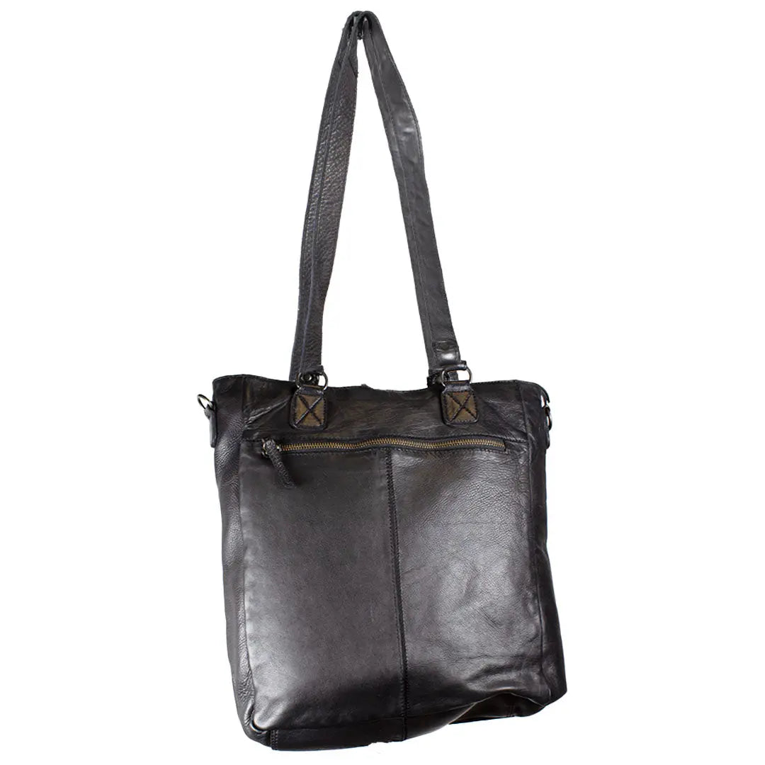 Soft Black Leather Shoulder Bag Handbags & Purses Boutique of Leathers/Open Road