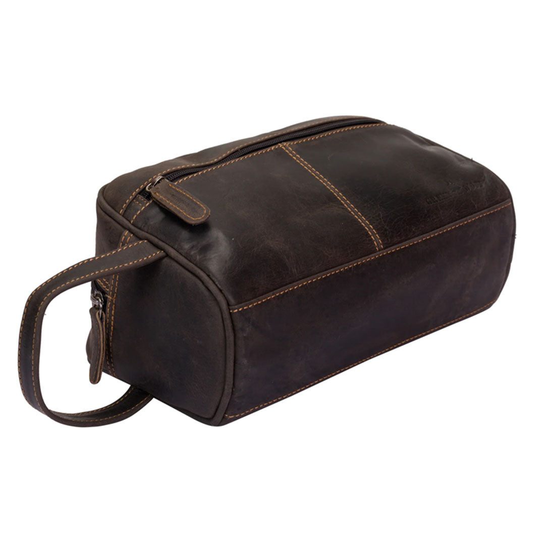 Greenwood Leather Geelong Toiletry Bag