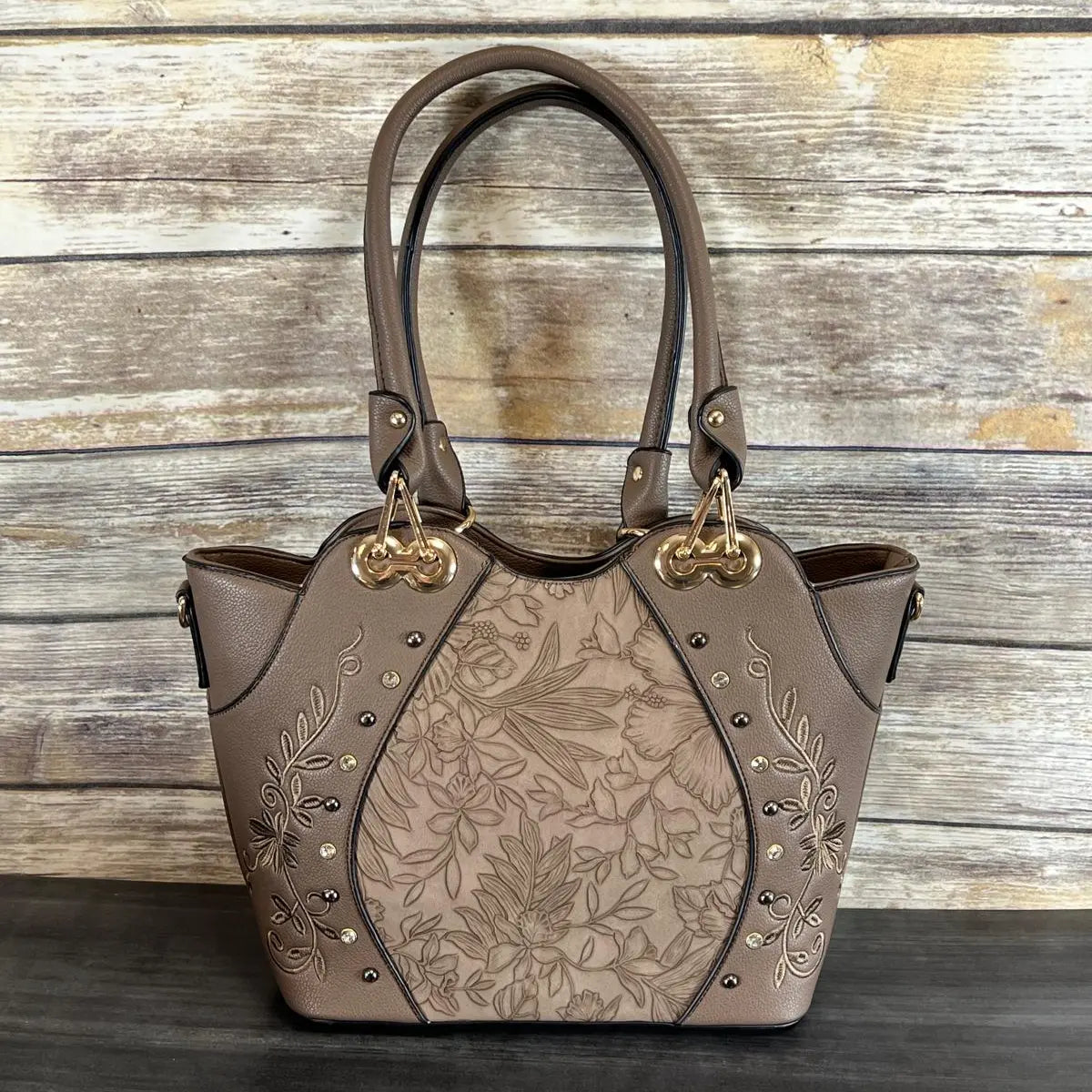 Temptation Italy Beaded Flower Leather Handbag Handbags & Purses Boutique of Leathers/Open Road