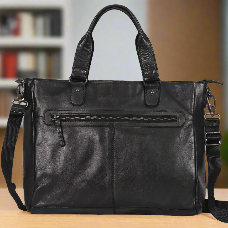 Leather laptop messenger bag cheap