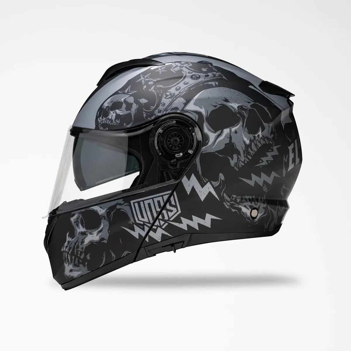 VOSS 580 Conquest Modular Two Tone El Diablo Helmet Motorcycle Helmets Boutique of Leathers/Open Road