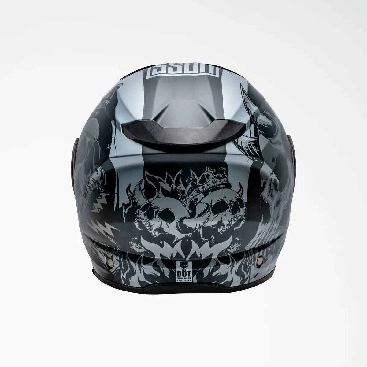 VOSS 580 Conquest Modular Two Tone El Diablo Helmet Motorcycle Helmets Boutique of Leathers/Open Road