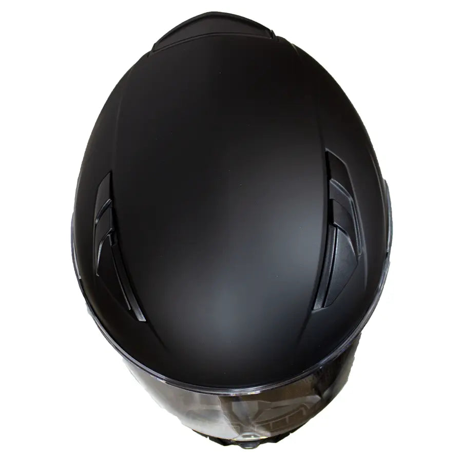 VOSS 988 MOTO-1 Matte Black Helmet Motorcycle Helmets Boutique of Leathers/Open Road