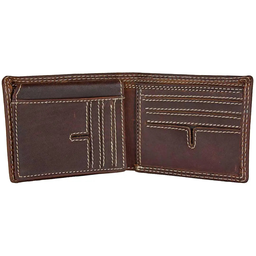 Viceroy Men's Bifold Leather Wallet - Boutique of Leathers/Open Road