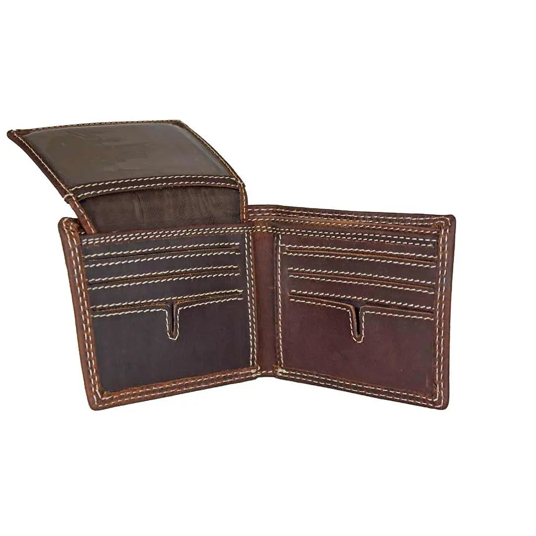 Viceroy Men's Bifold Leather Wallet - Boutique of Leathers/Open Road