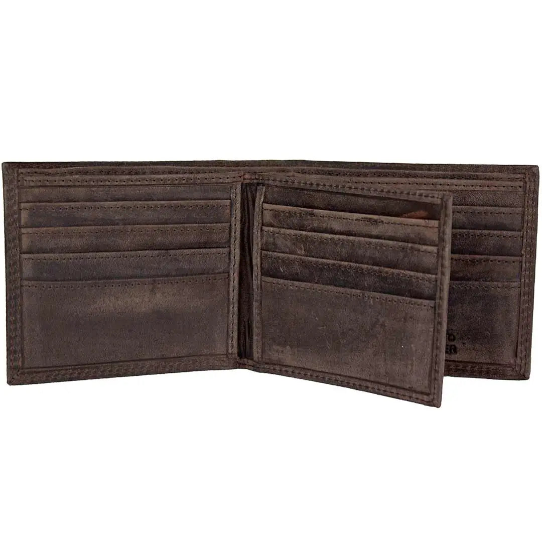 Viceroy Men's Bike Embossed Leather Wallet - Boutique of Leathers/Open Road