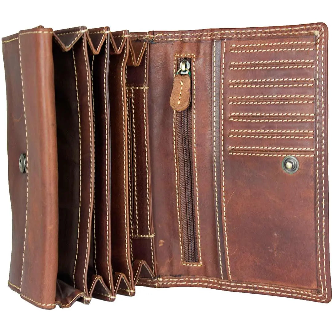 Viceroy Women's Leather Wallet - Boutique of Leathers/Open Road