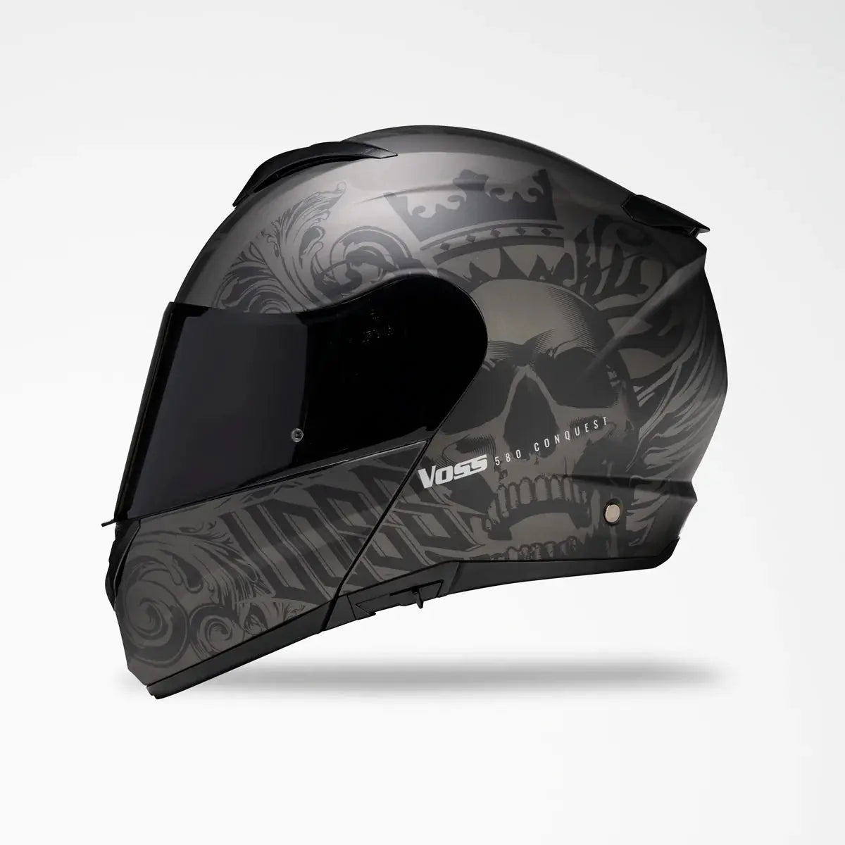 Voss 580 Matte Two Tone Apocalypse Helmet Motorcycle Helmets Boutique of Leathers/Open Road