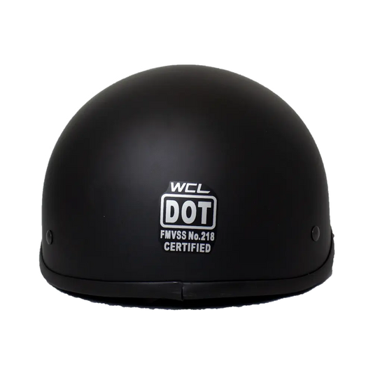 West Coast Leather Beanie Motorcycle Half Helmet Motorcycle Helmets Boutique of Leathers/Open Road