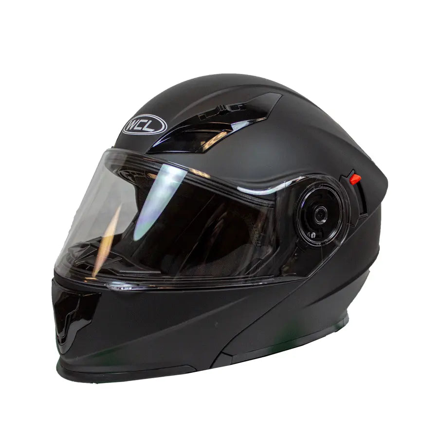 West Coast Leather Modular Full Face Motorcycle Helmet with Double Lens Visor Motorcycle Helmets Boutique of Leathers/Open Road