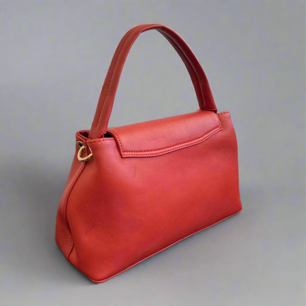 Elegant Sheep Leather Flap Handle Bag - Boutique of Leathers/Open Road