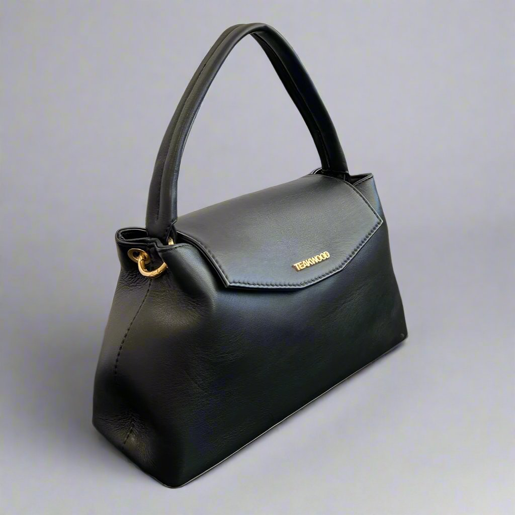 Elegant Sheep Leather Flap Handle Bag - Boutique of Leathers/Open Road